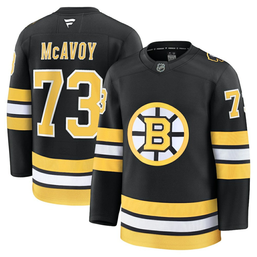 Charlie McAvoy Boston Bruins Fanatics Home Premium Player Jersey - Black - NHL 202458100