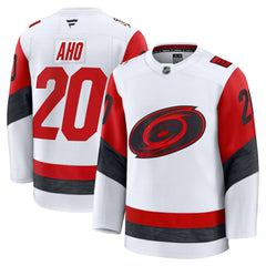 Sebastian Aho Carolina Hurricanes Fanatics Away Premium Jersey - White - NHL 202458110