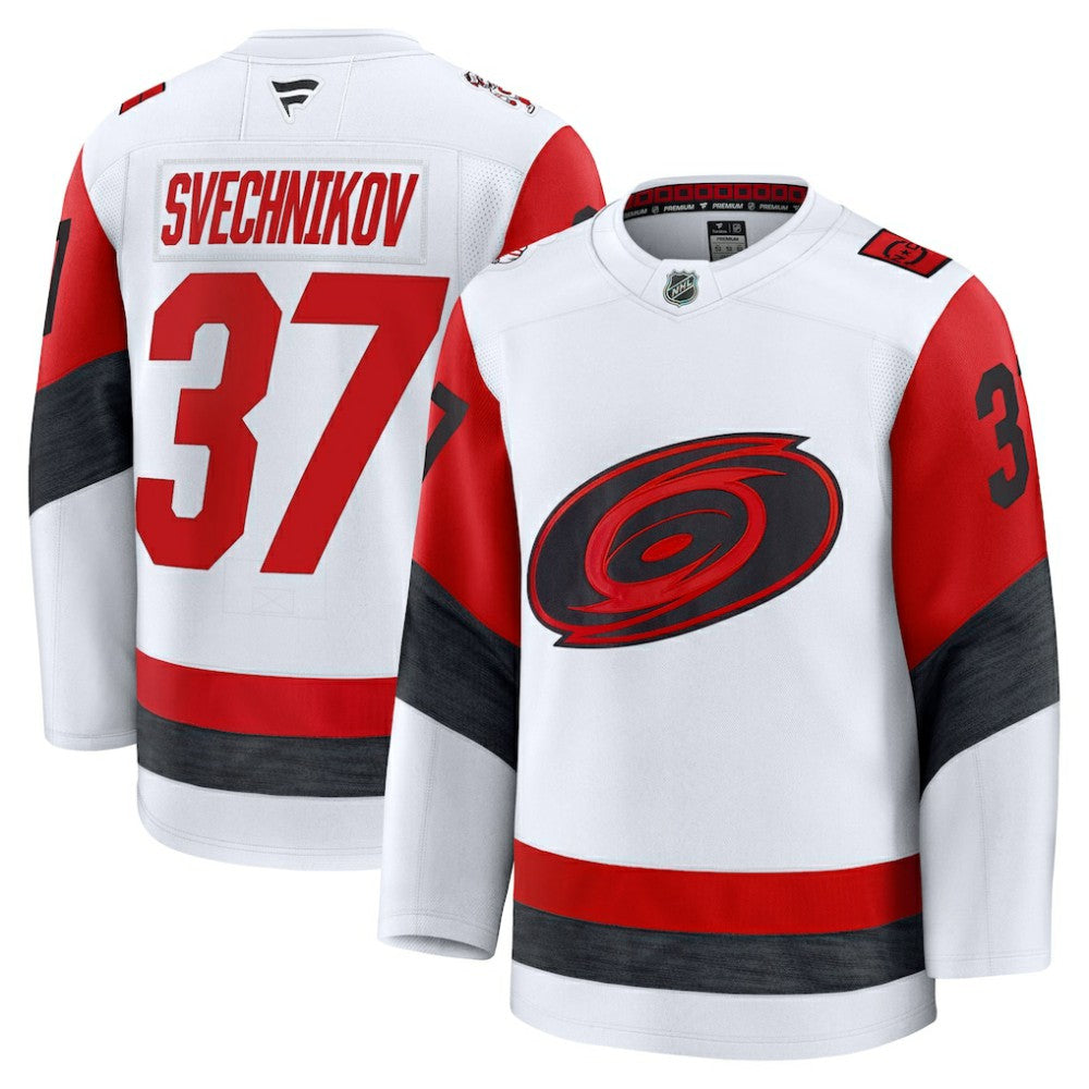 Andrei Svechnikov Carolina Hurricanes Fanatics Away Premium Jersey - White - NHL 202458111