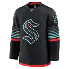 Philipp Grubauer Seattle Kraken Fanatics Alternate Premium Player Jersey - Black - NHL 202458118
