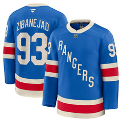 Mika Zibanejad New York Rangers Fanatics Centennial Premium Jersey - Blue - NHL 202458141