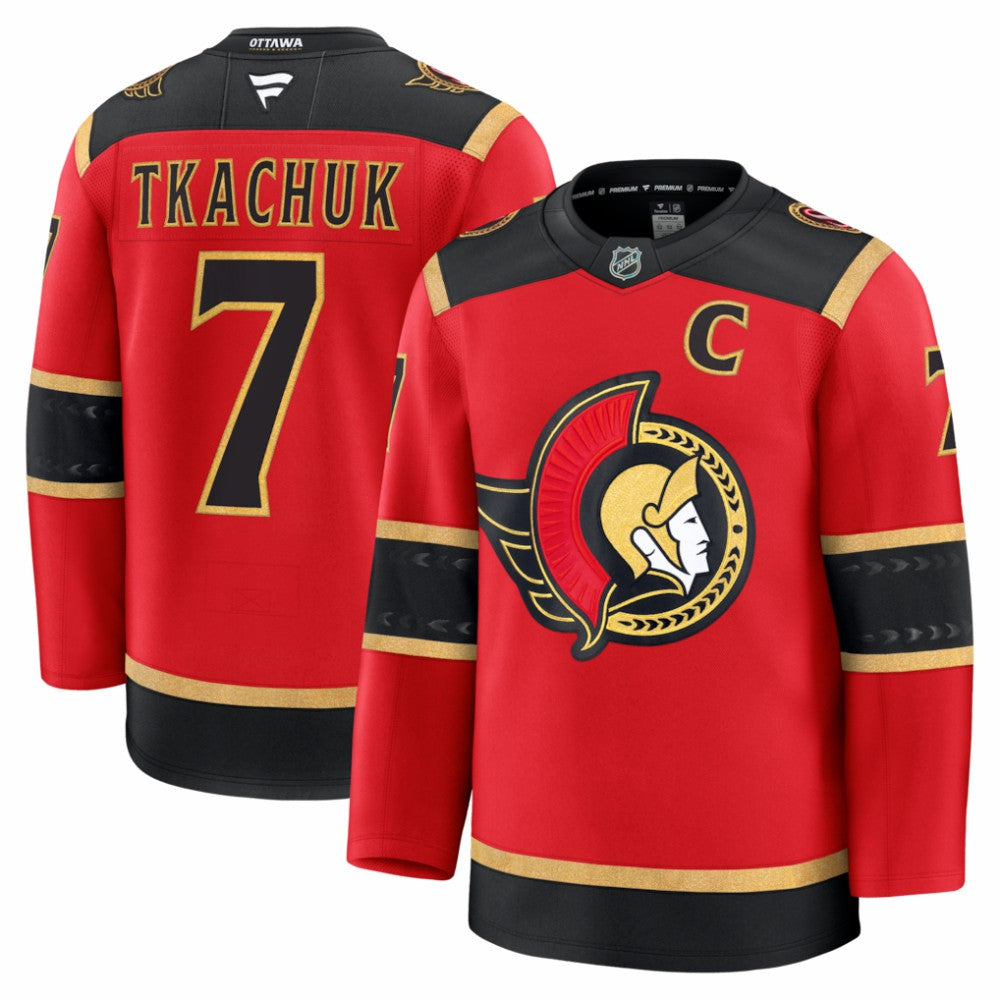 Brady Tkachuk Ottawa Senators Fanatics Alternate Premium Jersey - Red - NHL 202458153