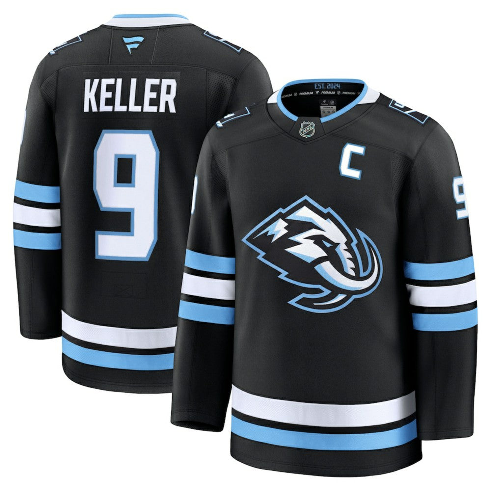 Clayton Keller Utah Mammoth Fanatics Home Premium Player Jersey - Black - NHL 202458171