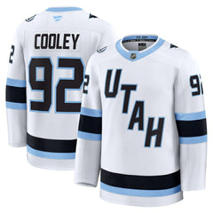 Logan Cooley Utah Mammoth Fanatics Away Premium Player Jersey - White - NHL 202458173