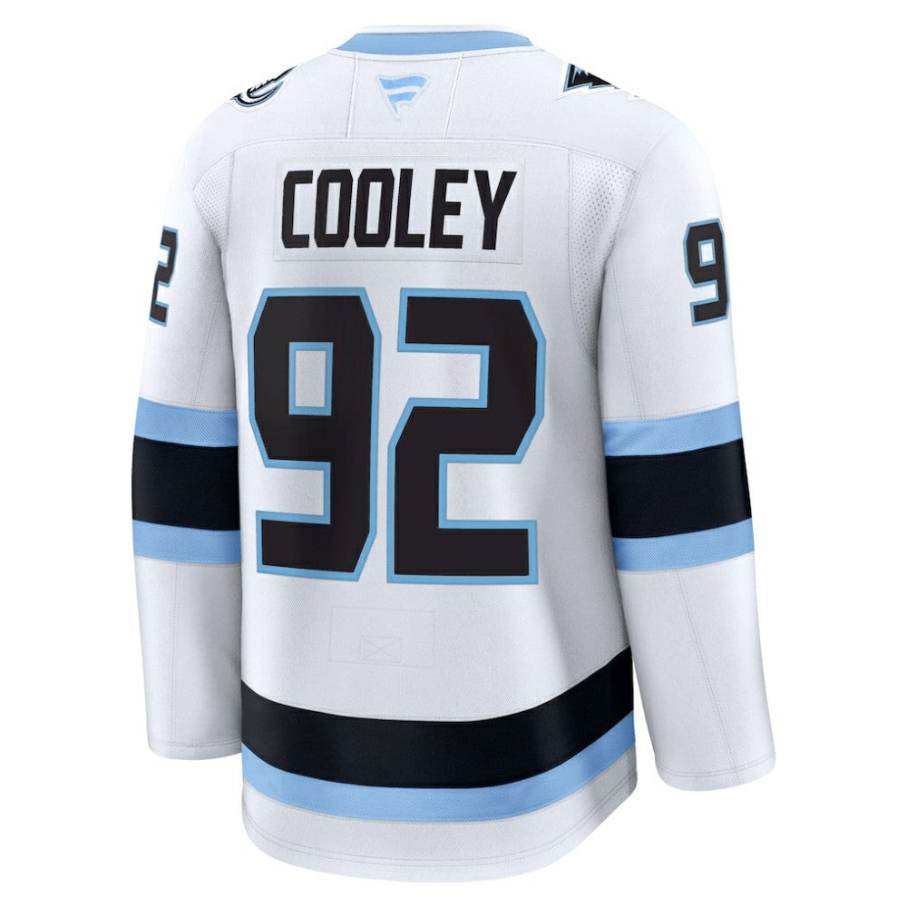 Logan Cooley Utah Mammoth Fanatics Away Premium Player Jersey - White - NHL 202458173
