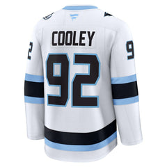 Logan Cooley Utah Mammoth Fanatics Away Premium Player Jersey - White - NHL 202458173