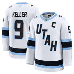 Clayton Keller Utah Mammoth Fanatics Away Premium Player Jersey - White - NHL 202458176