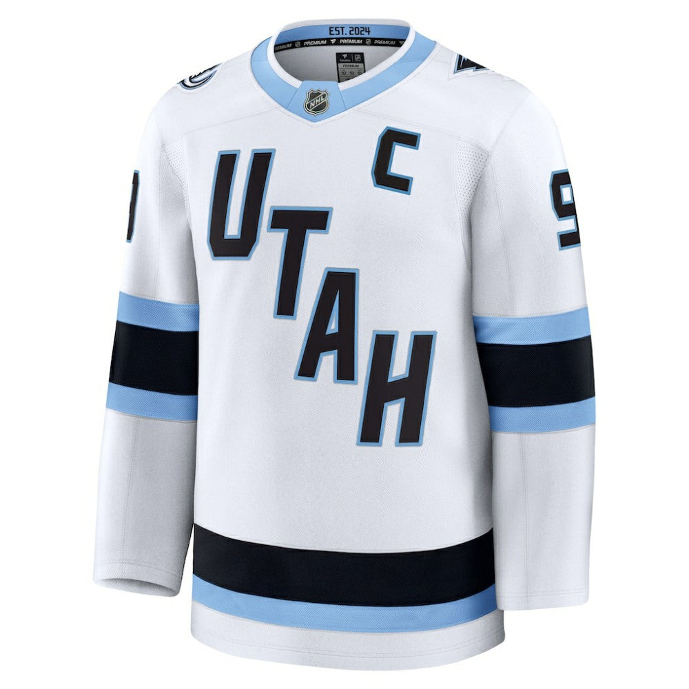 Clayton Keller Utah Mammoth Fanatics Away Premium Player Jersey - White - NHL 202458176