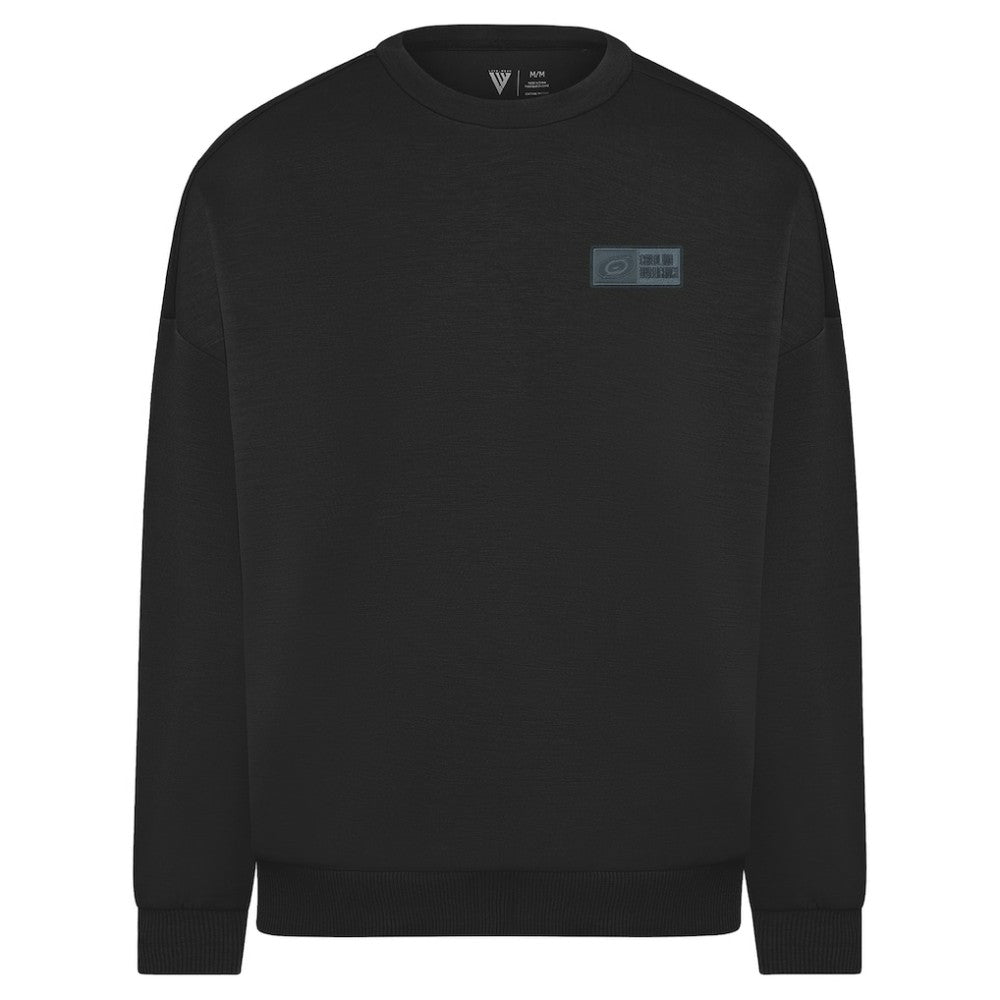 Carolina Hurricanes Levelwear Luxe Signature Lineage Tri-Blend Pullover Sweatshirt - Black - NHL 202458891
