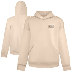 Minnesota Wild Levelwear Luxe Signature Lineage Tri-Blend Pullover Hoodie - Khaki - NHL 202458944