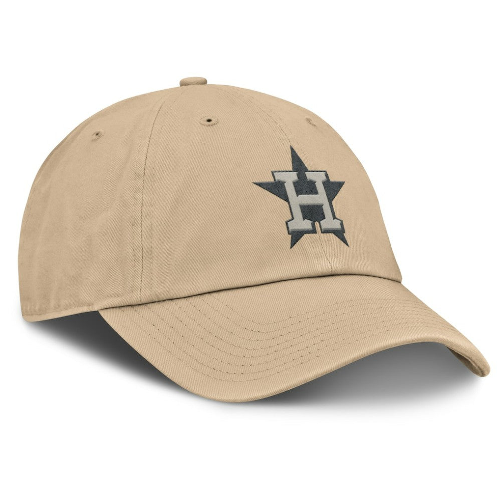 Houston Astros Nike Club Adjustable Hat - Khaki - Nike Lifestyle