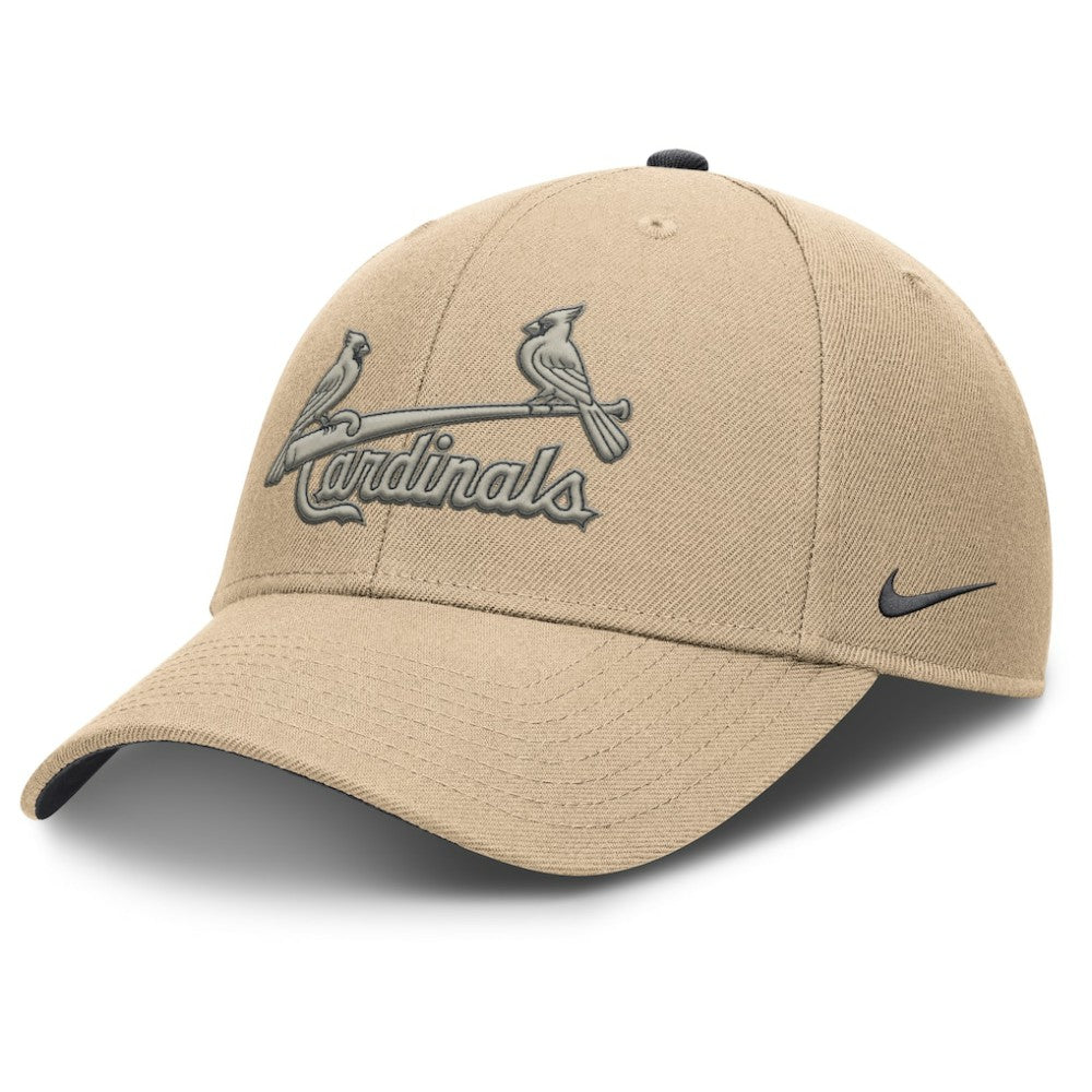 St. Louis Cardinals Nike Rise Adjustable Hat - Khaki - Nike Online