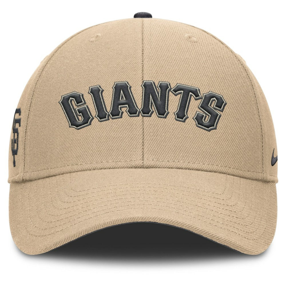 San Francisco Giants Nike Rise Adjustable Hat - Khaki - Nike Lifestyle
