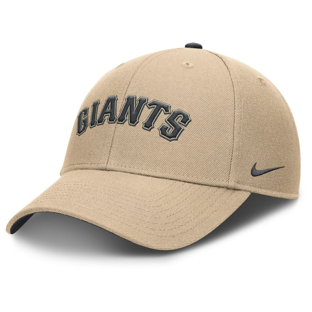 San Francisco Giants Nike Rise Adjustable Hat - Khaki - Nike Lifestyle