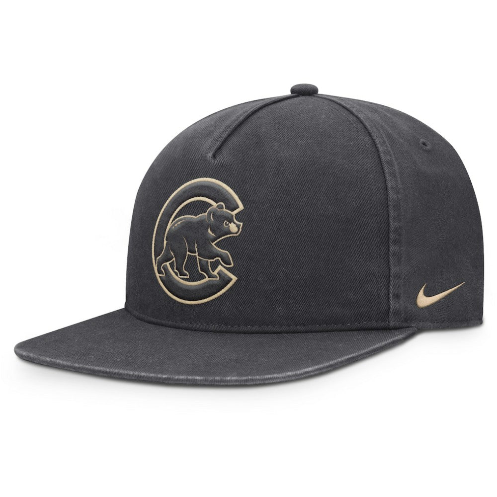Chicago Cubs Nike Monotone Pro Adjustable Hat - Anthracite - Nike Lifestyle