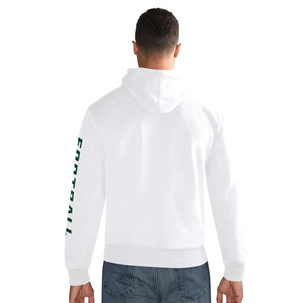 New York Jets Starter Vintage Pullover Hoodie White