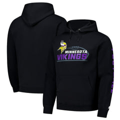 Minnesota Vikings Starter Vintage Pullover Hoodie Black