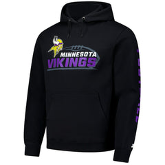 Minnesota Vikings Starter Vintage Pullover Hoodie Black