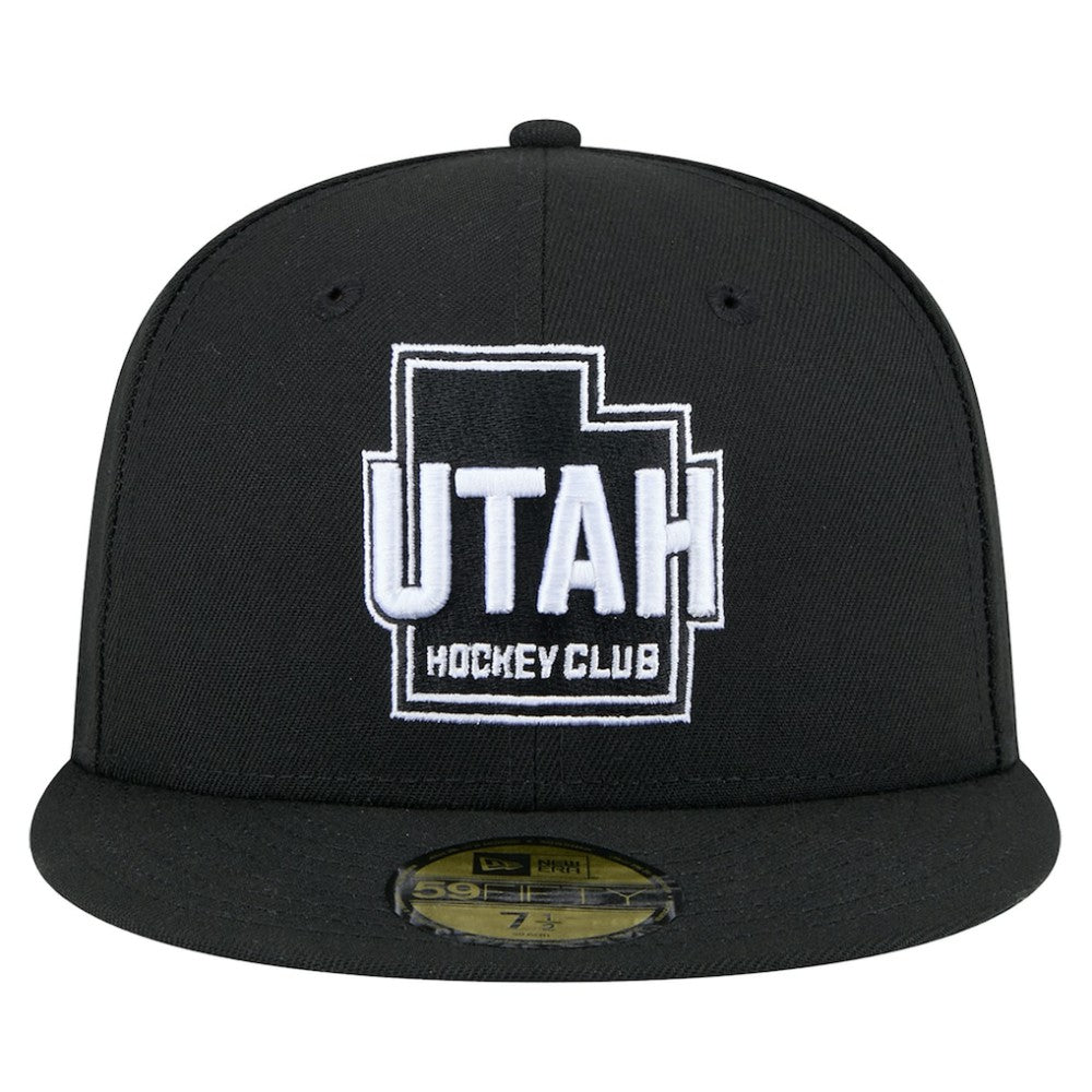 Utah Mammoth New Era State Shape 1st Season 59FIFTY Fitted Hat - Black - NHL 202459351