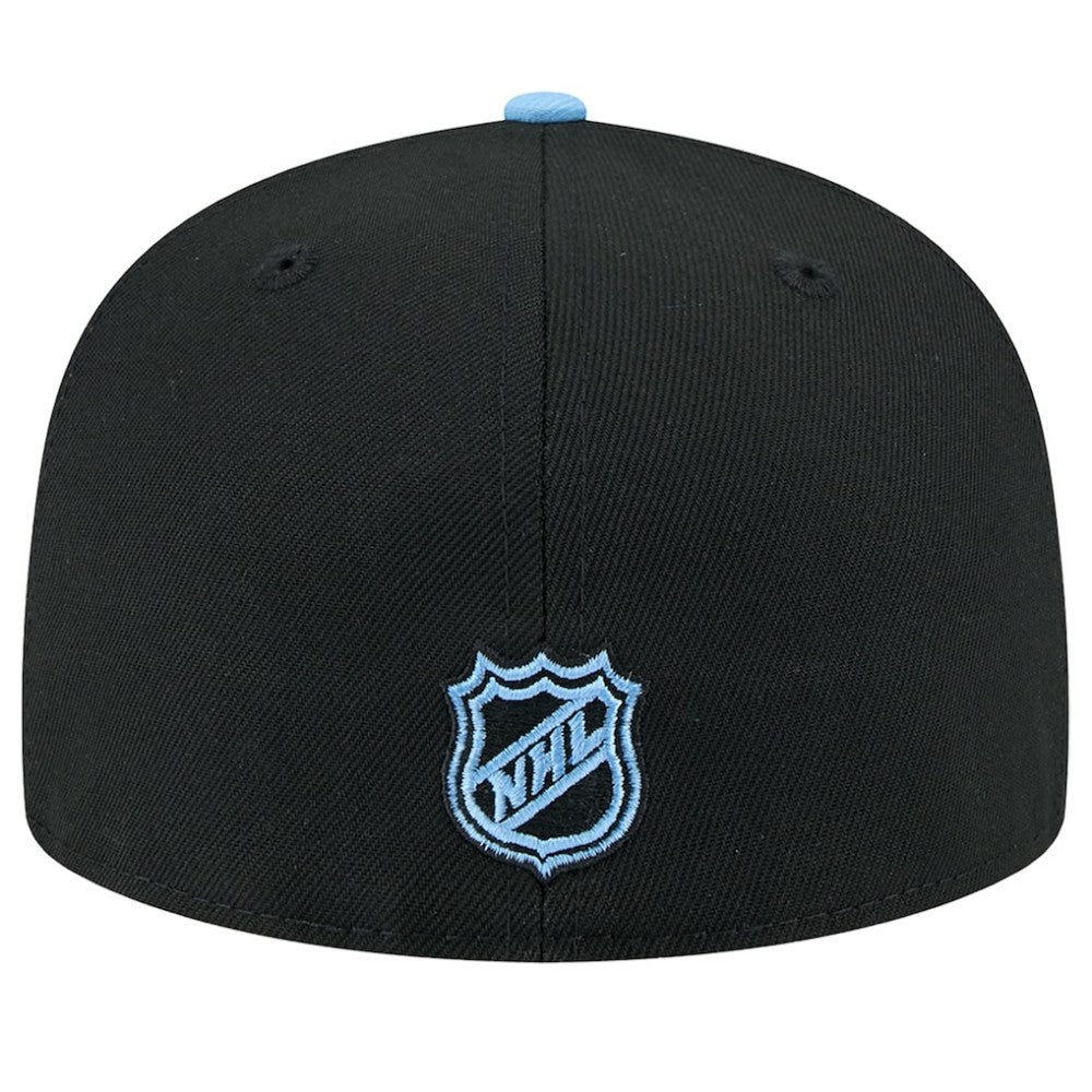 Utah Mammoth New Era Lockup 1st Season 59FIFTY Fitted Hat - Black/Light Blue - NHL 202459352