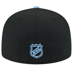 Utah Mammoth New Era Lockup 1st Season 59FIFTY Fitted Hat - Black/Light Blue - NHL 202459352