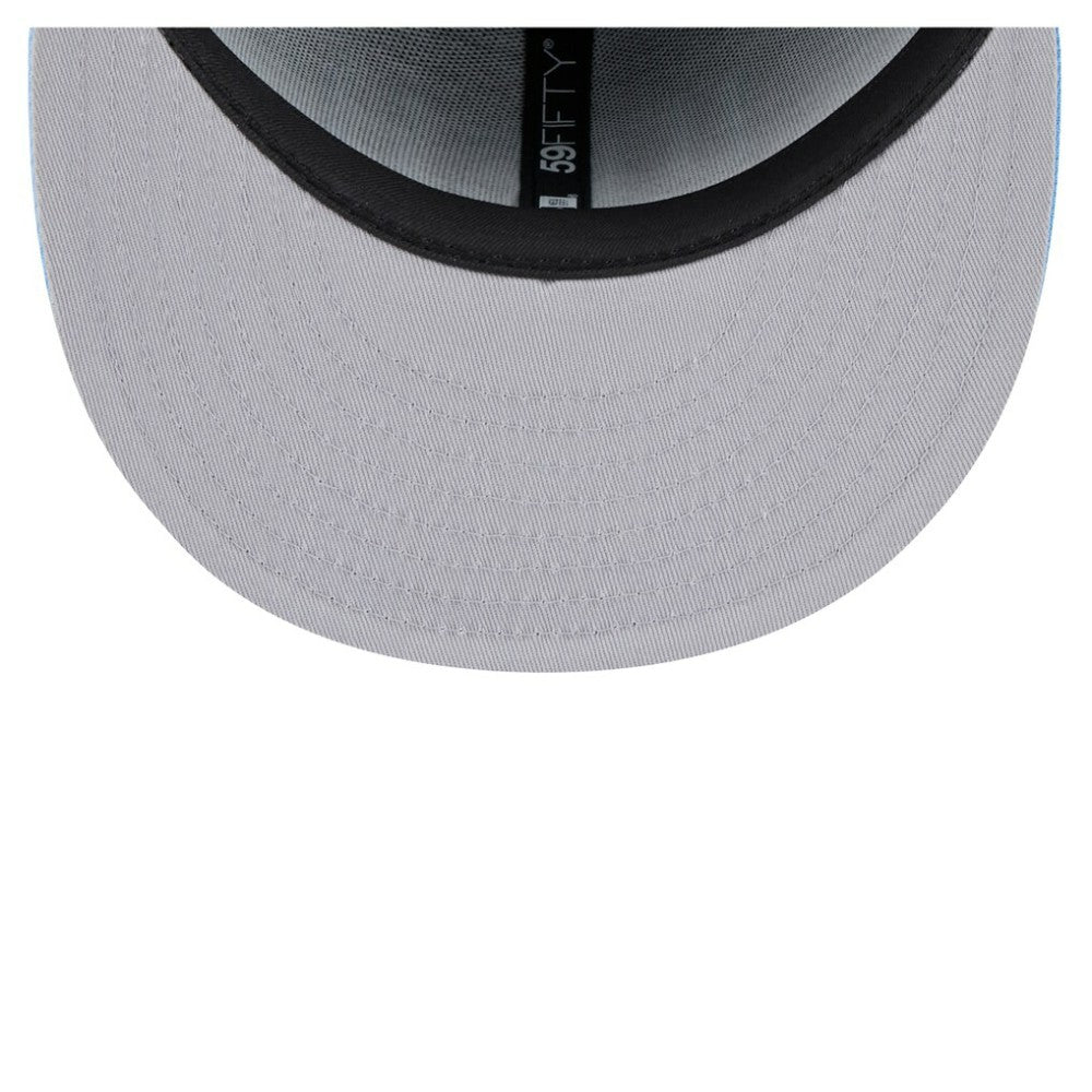Utah Mammoth New Era Lockup 1st Season 59FIFTY Fitted Hat - Black/Light Blue - NHL 202459352