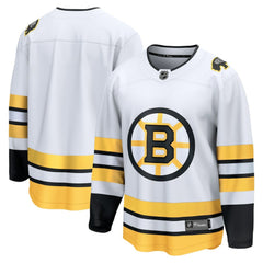Boston Bruins Fanatics Away Breakaway Jersey - White - NHL 202460165