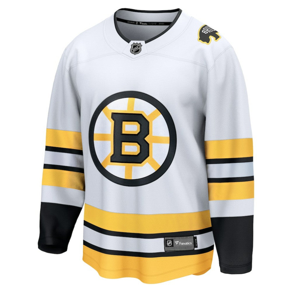 Boston Bruins Fanatics Away Breakaway Jersey - White - NHL 202460165