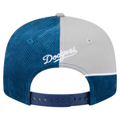 Los Angeles Dodgers New Era Retro Split Corduroy Snapback Hat - Royal/Gray - New Era on Sale