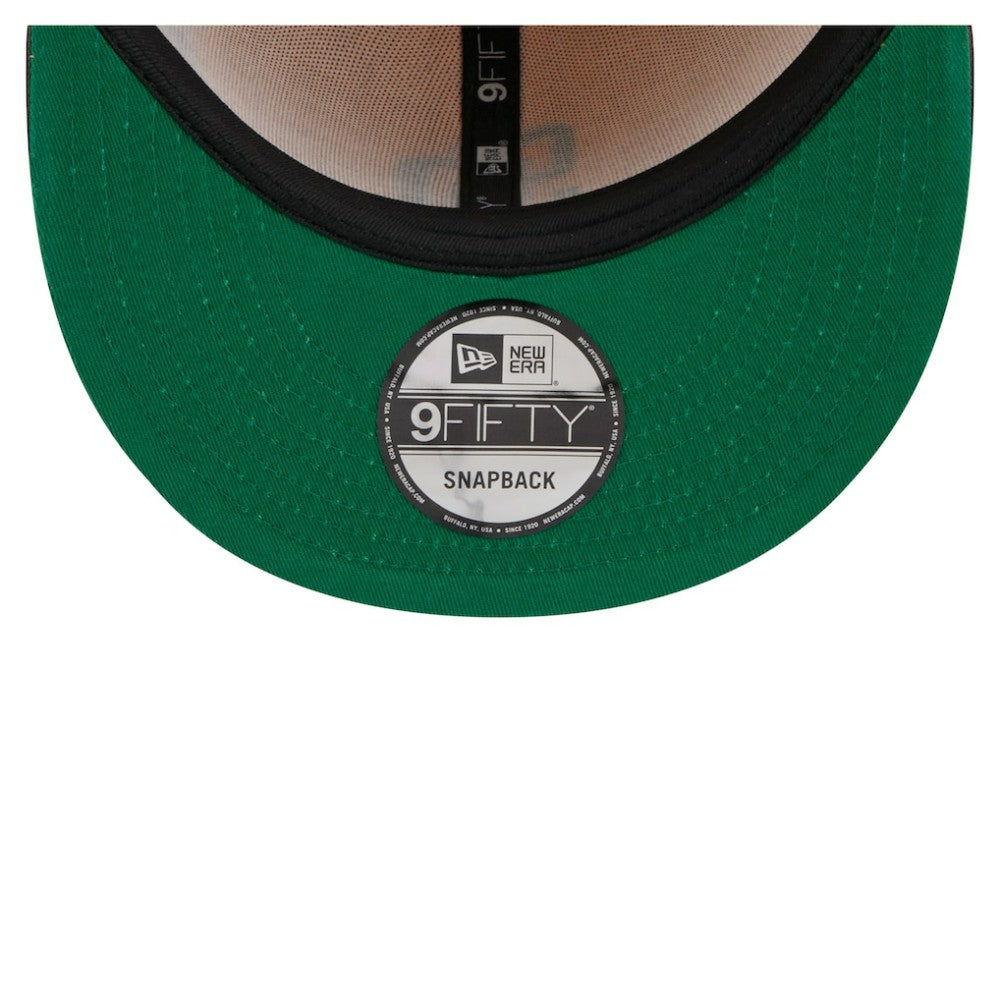 San Diego Padres New Era Retro Split Corduroy Snapback Hat - Brown/Gold - New Era Lifestyle