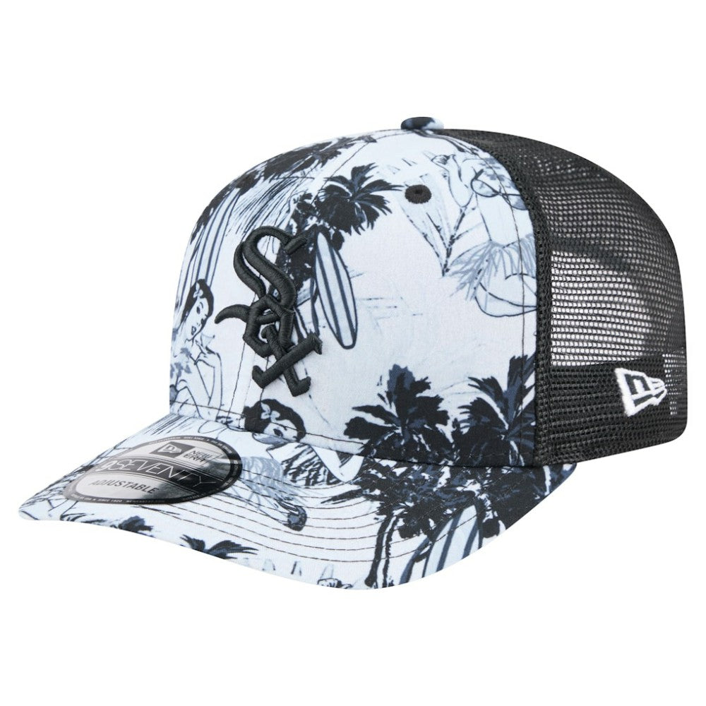 Chicago White Sox New Era Hula Trucker 9SEVENTY Adjustable Hat - Black - New Era Discount