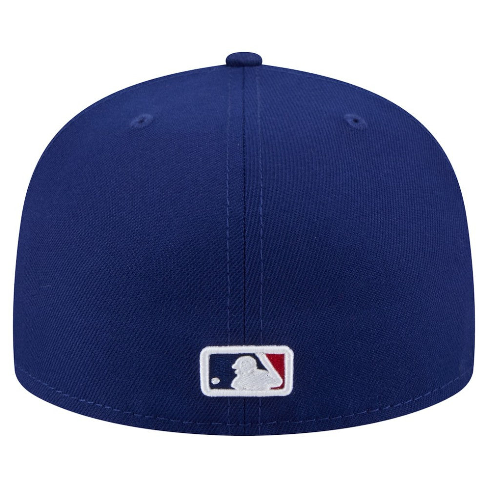 Texas Rangers New Era Yarn Stitch 59FIFTY Fitted Hat - Royal - New Era Sale