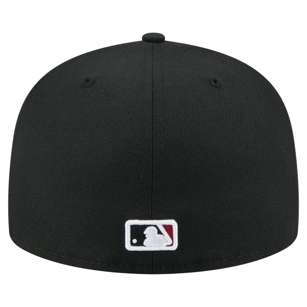 Arizona Diamondbacks New Era Yarn Stitch 59FIFTY Fitted Hat - Black - New Era on Sale