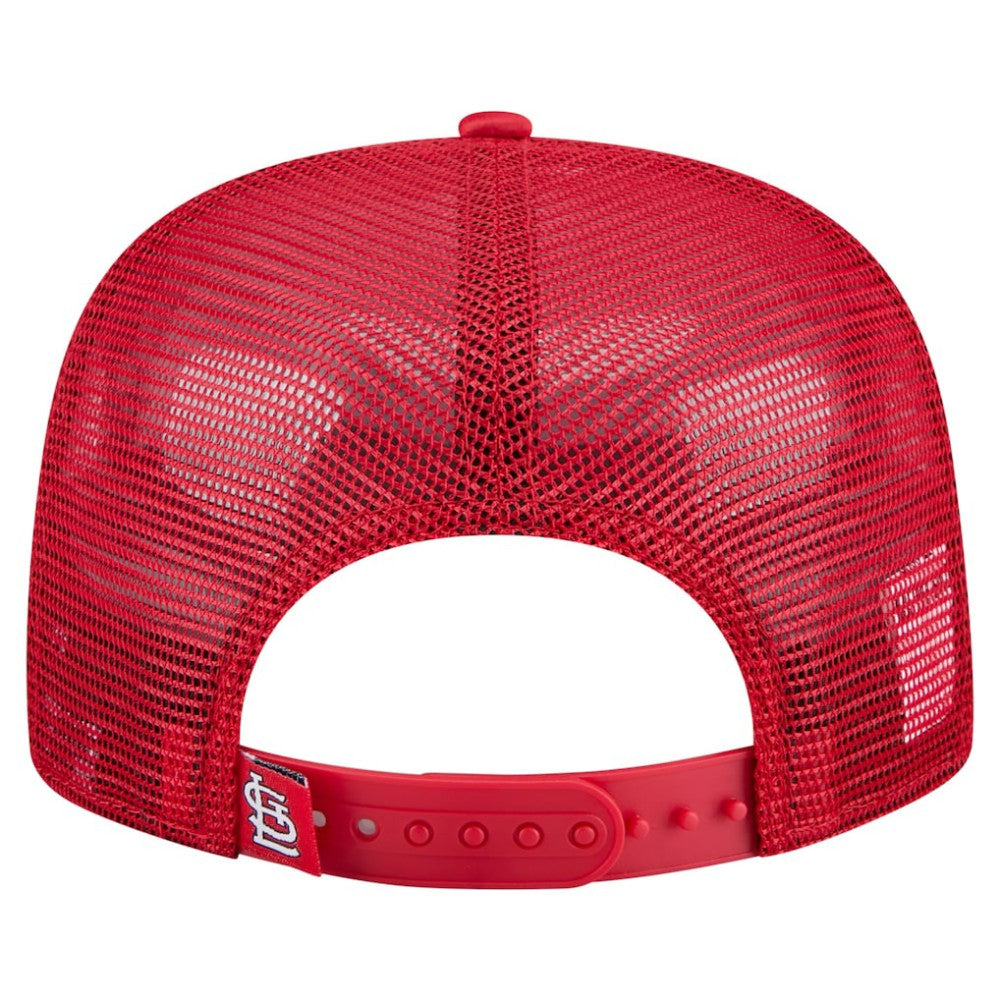 St. Louis Cardinals New Era Retro Satin Script Golfer Adjustable Hat - Red - New Era Sale