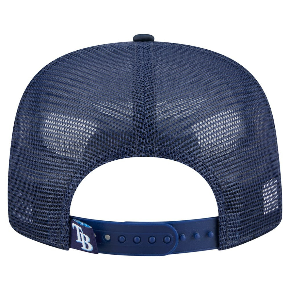 Tampa Bay Rays New Era Retro Satin Script Golfer Adjustable Hat - Navy - New Era Lifestyle