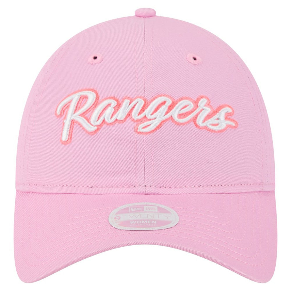 Texas Rangers New Era Women's Mother's Day 9TWENTY Adjustable Hat - Pink - New Era Online