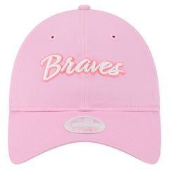 Atlanta Braves New Era Women's Mother's Day 9TWENTY Adjustable Hat - Pink - New Era Lifestyle