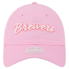 Milwaukee Brewers New Era Women's Mother's Day 9TWENTY Adjustable Hat - Pink - New Era Lifestyle