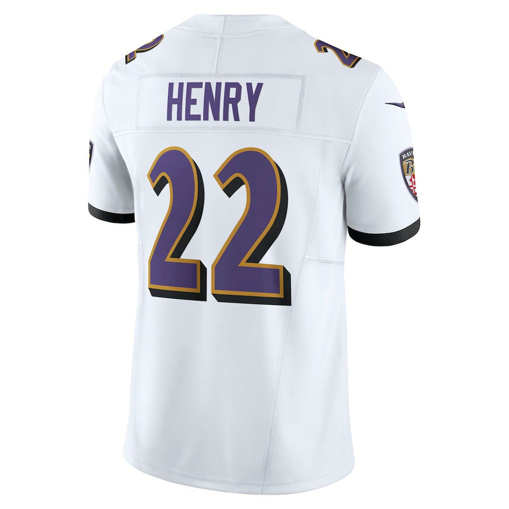 Nike Derrick Henry Baltimore Ravens Vapor F.U.S.E. Limited Jersey White