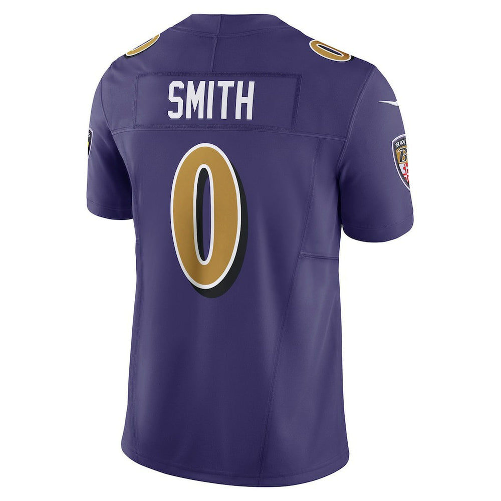 Nike Roquan Smith Baltimore Ravens Alternate 2 Vapor F.U.S.E. Limited Jersey Purple