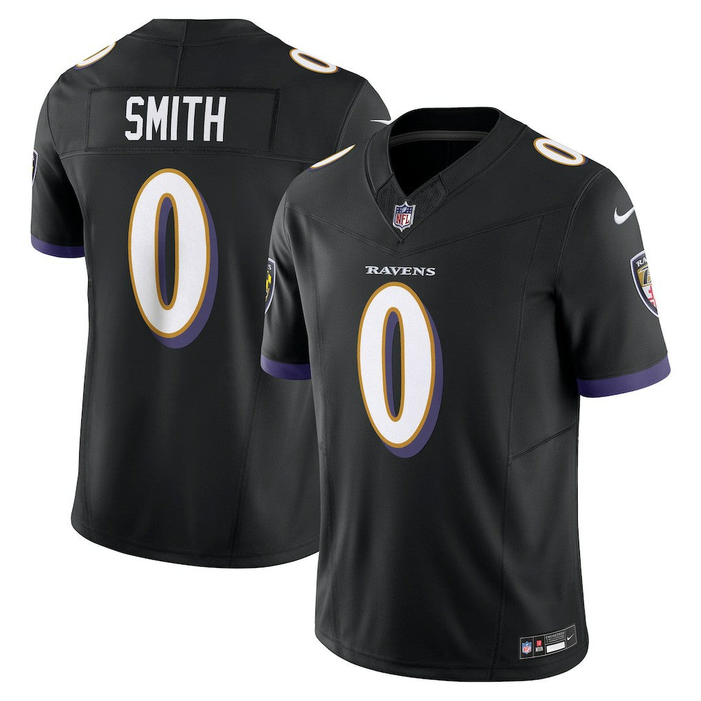 Nike Roquan Smith Baltimore Ravens Alternate Vapor F.U.S.E. Limited Jersey Black