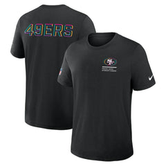 Nike San Francisco 49ers Tall 2025 NFL Crucial Catch Tri-Blend Dri-FIT T-Shirt Black