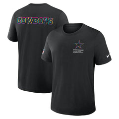 Nike Dallas Cowboys Tall 2025 NFL Crucial Catch Tri-Blend Dri-FIT T-Shirt Black