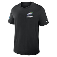 Nike Philadelphia Eagles Tall 2025 NFL Crucial Catch Tri-Blend Dri-FIT T-Shirt Black