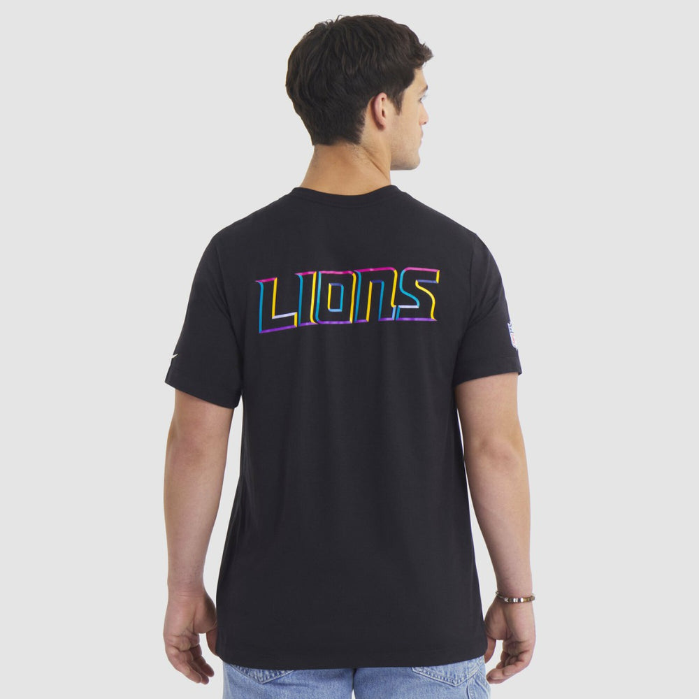 Nike Detroit Lions Tall 2025 NFL Crucial Catch Tri-Blend Dri-FIT T-Shirt Black