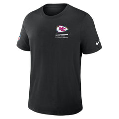 Nike Kansas City Chiefs Tall 2025 NFL Crucial Catch Tri-Blend Dri-FIT T-Shirt Black