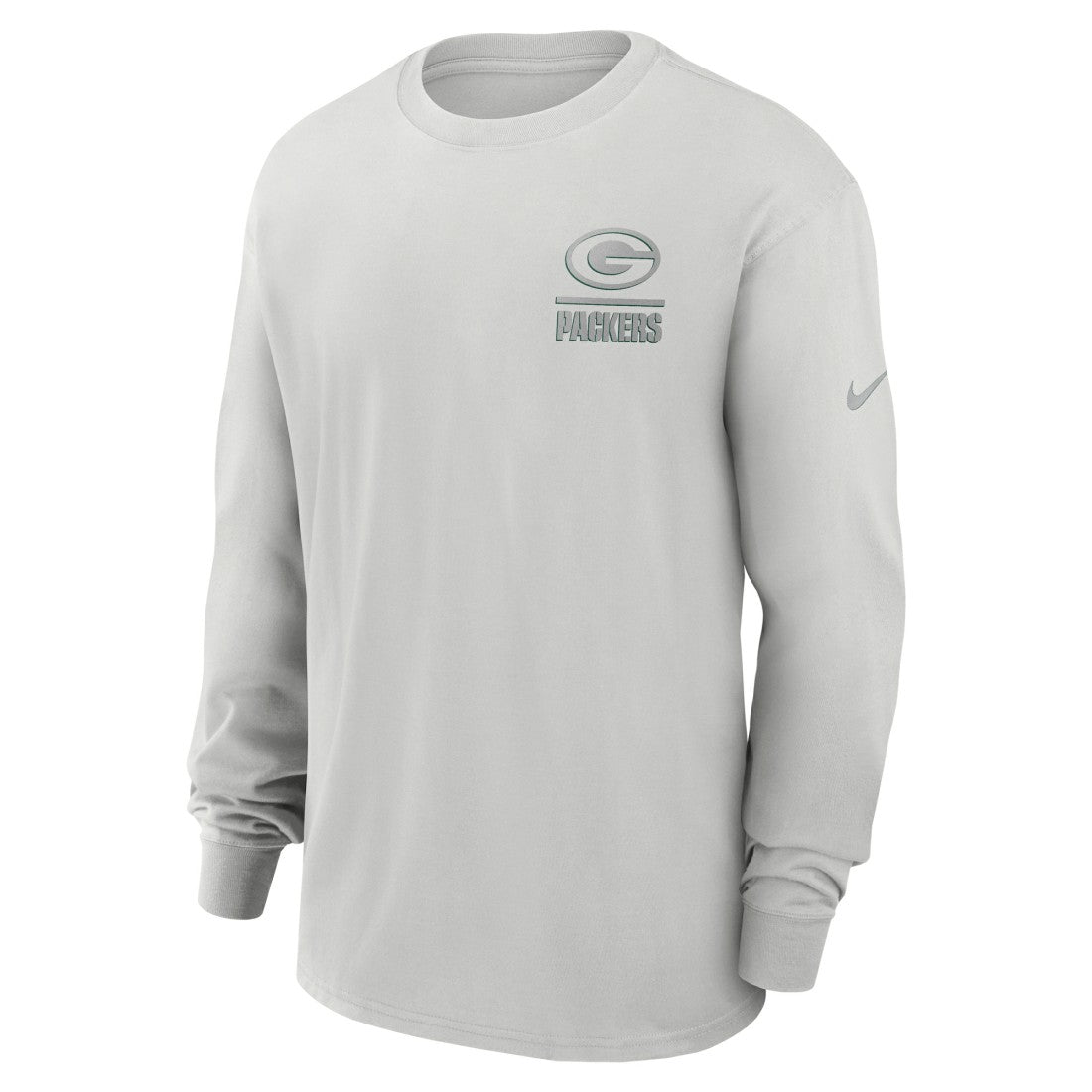Nike Green Bay Packers Essential Heavy Max90 Long Sleeve T-Shirt Gray