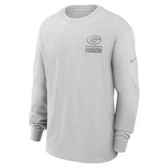 Nike Green Bay Packers Essential Heavy Max90 Long Sleeve T-Shirt Gray