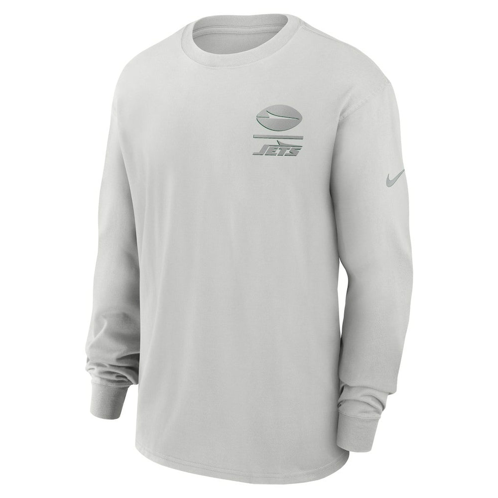 Nike New York Jets Essential Heavy Max90 Long Sleeve T-Shirt Gray