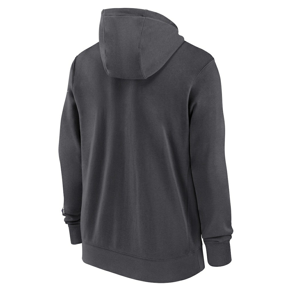 Nike Baltimore Ravens Primetime Club Full-Zip Hoodie Anthracite